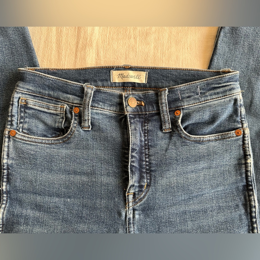 MADEWELL• Women’s 10” High Rise Skinny Size 26 Tall - Picture 4 of 7